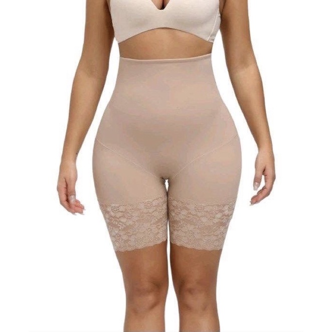 [SALES] SHEIN Contrast Lace Shapewear Panty Plus Size Panties Corset