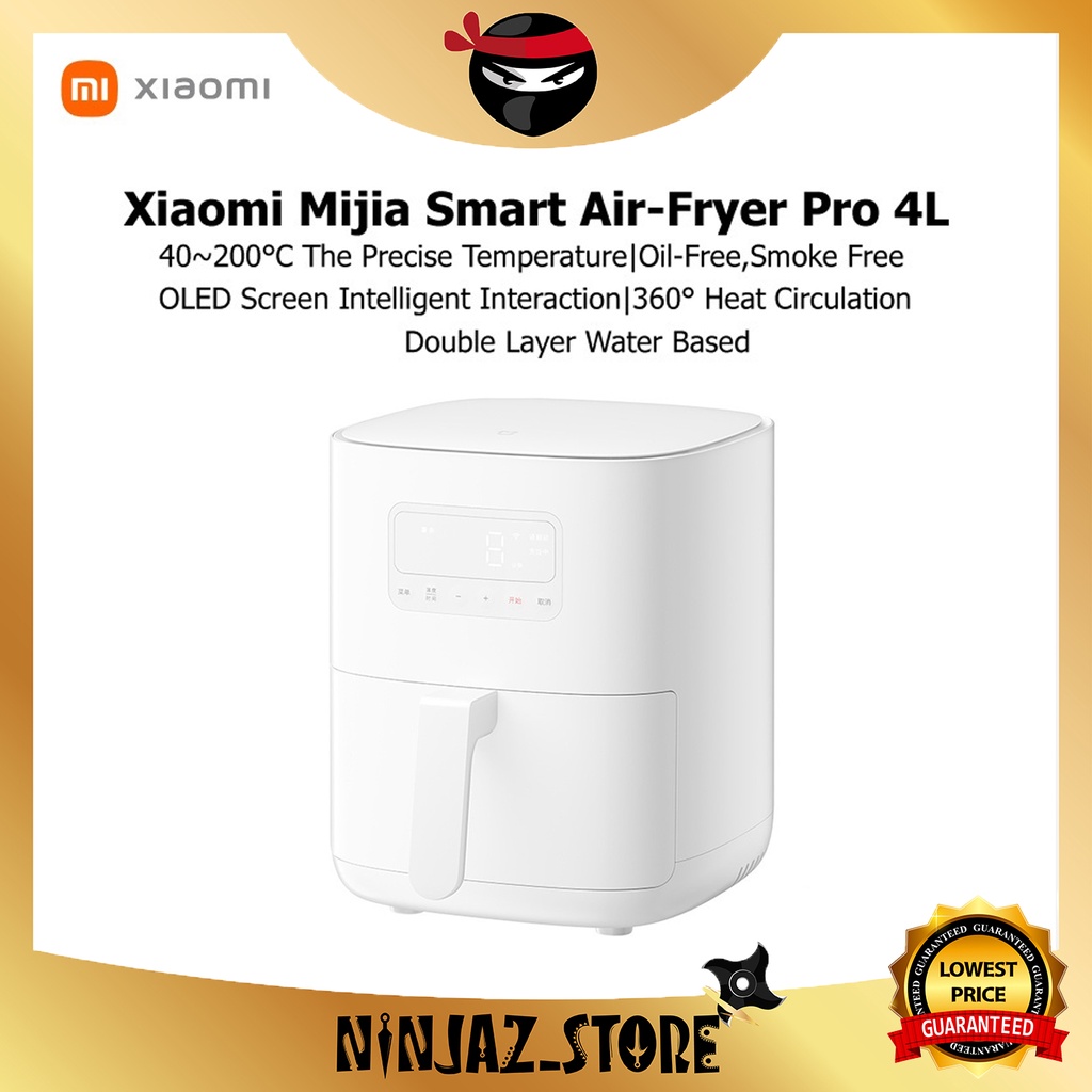 Xiaomi Mijia Smart Air Fryer Oven Non Stick Fry Tools Fries Storage 4L