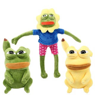 Frog Frog Sad Pepe Feels Bad Man Feels Good Man Sun Flower Doll Stuffed ...