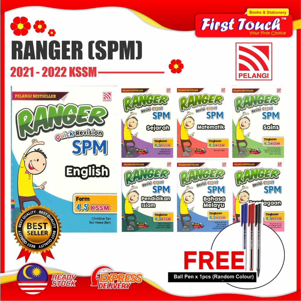 [Pelangi] Buku Rujukan: RANGER Revisi Cepat SPM 2022 Quick Revision SPM ...