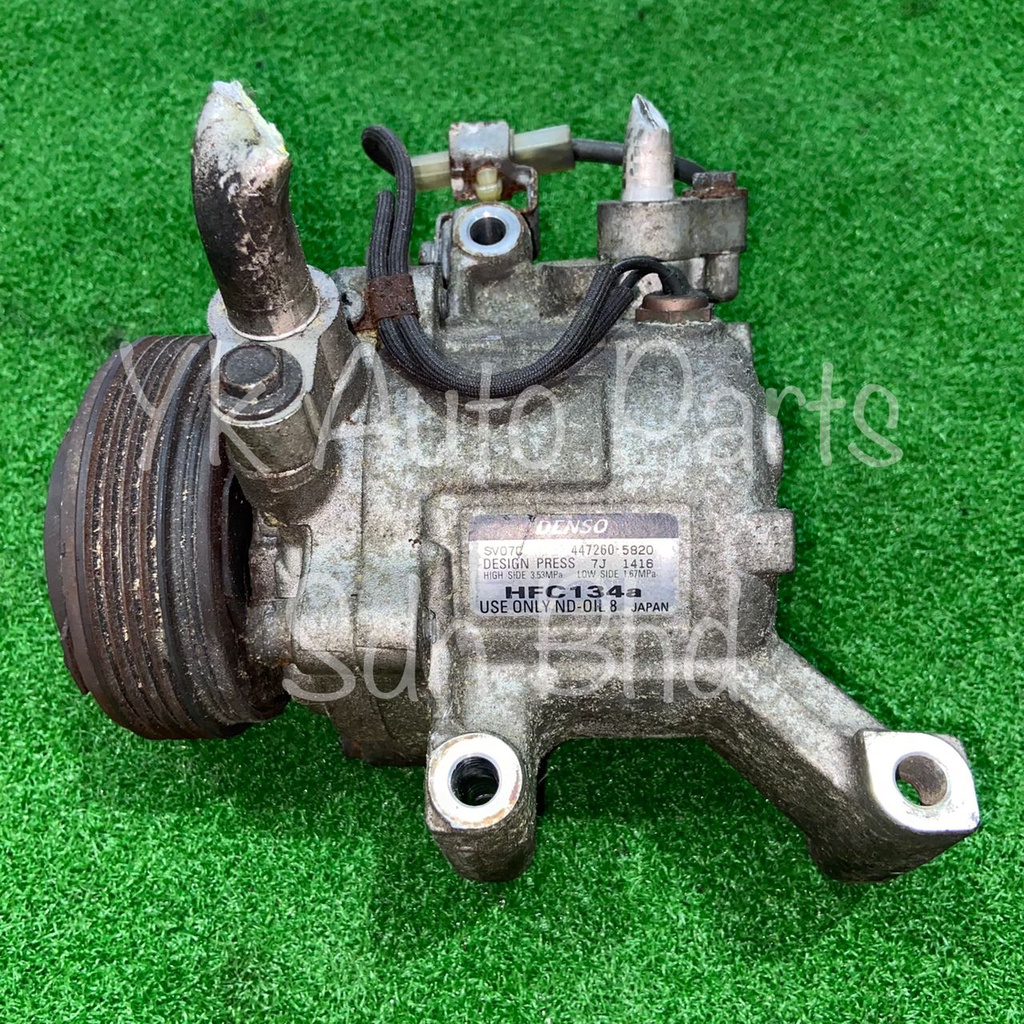 PERODUA MYVI K3 AIR COND COMPRESSOR 4472605820 USED Shopee Malaysia