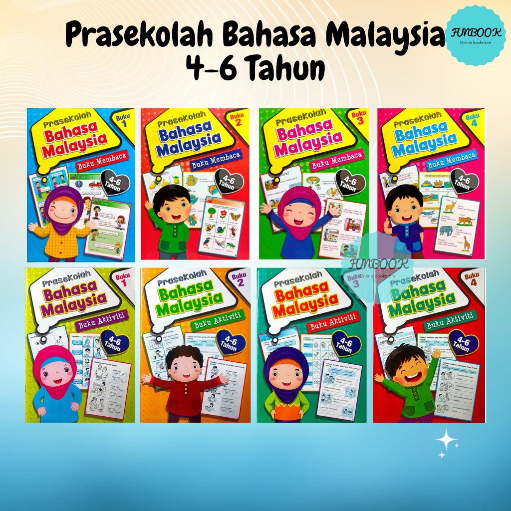 [FUNBOOK] Prasekolah Bahasa Malaysia Buku Bacaan Aktiviti 1-4 Untuk 4-6 ...