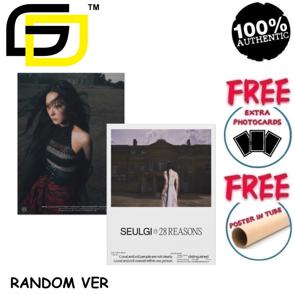 RED VELVET SEULGI 28 REASONS 1st Mini Album CASE CD Photo Book Lyric Card Poster