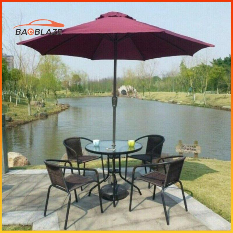 [BaoblazeMY] Heavy Duty Patio Umbrella Round Base Replacements Parasol