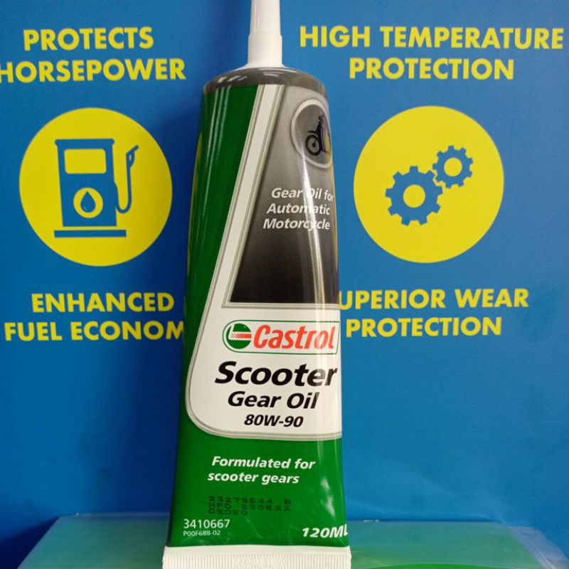 Castrol Gear Oil Scooter 120ML Shopee Malaysia