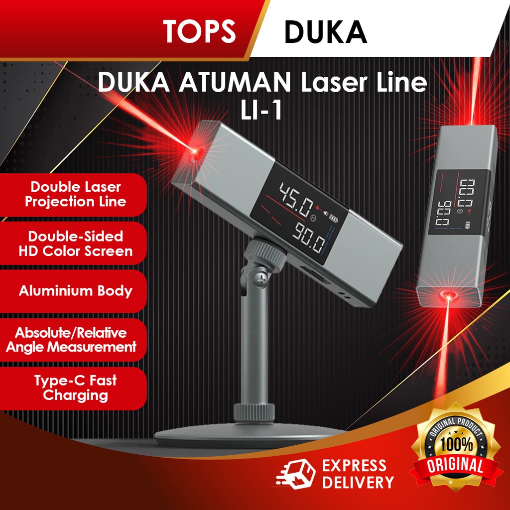 Xiaomi DUKA Atuman Laser Range Finder LI1 Digital Measurement Meter