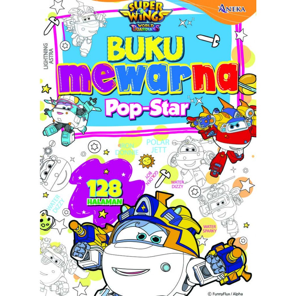 (ESA)SUPERWINGS: Buku Mewarna Pop-Star | Shopee Malaysia