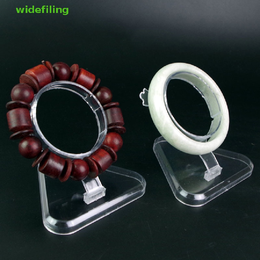 widefiling 1Pcs Clear Triangular Jewelry Bracelet Display Holder Bangle ...