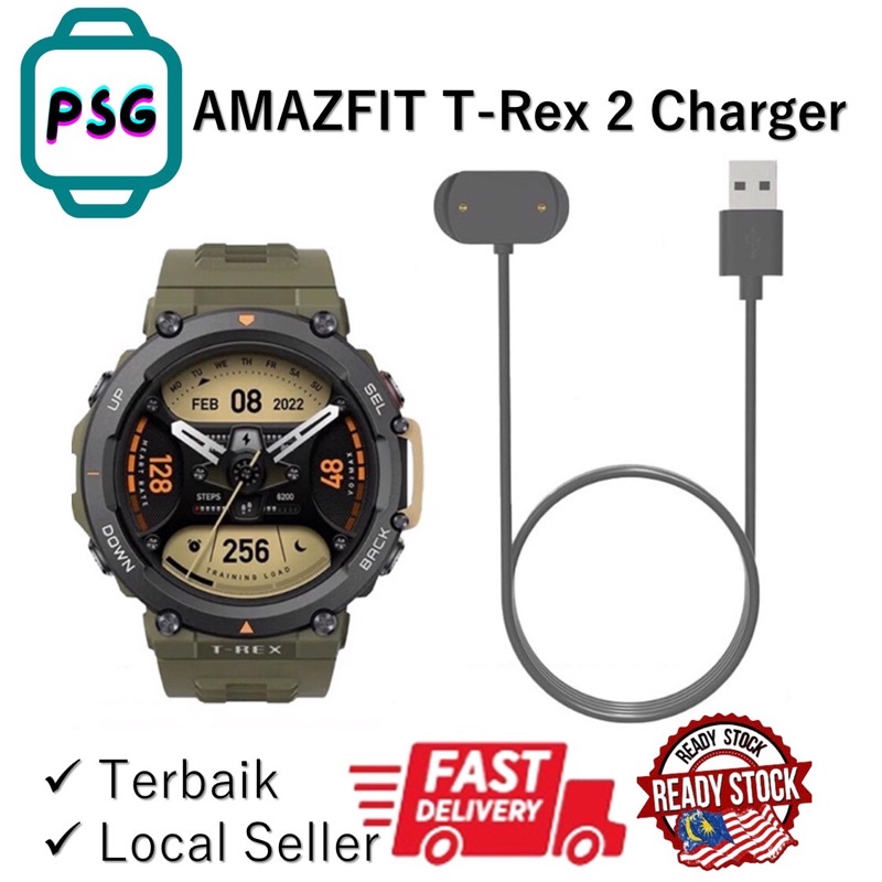 (PSG) AMAZFIT T-Rex 2 PRO TREX2 TREX 2 T Rex 2 Smart Watch Magnetic ...