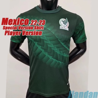 Player Version 2022-23 Mexico Away cream color Thailand Soccer