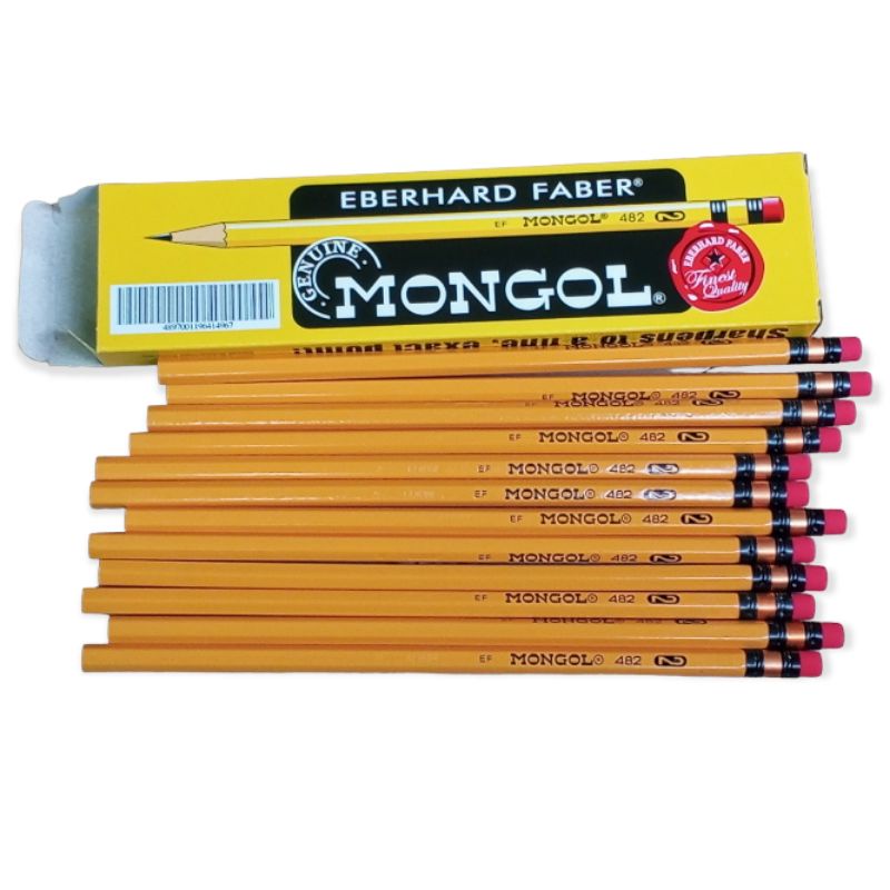 Mongol Pencil 2 Eberhard Faber ( 2 Medium) per piece | Shopee Malaysia