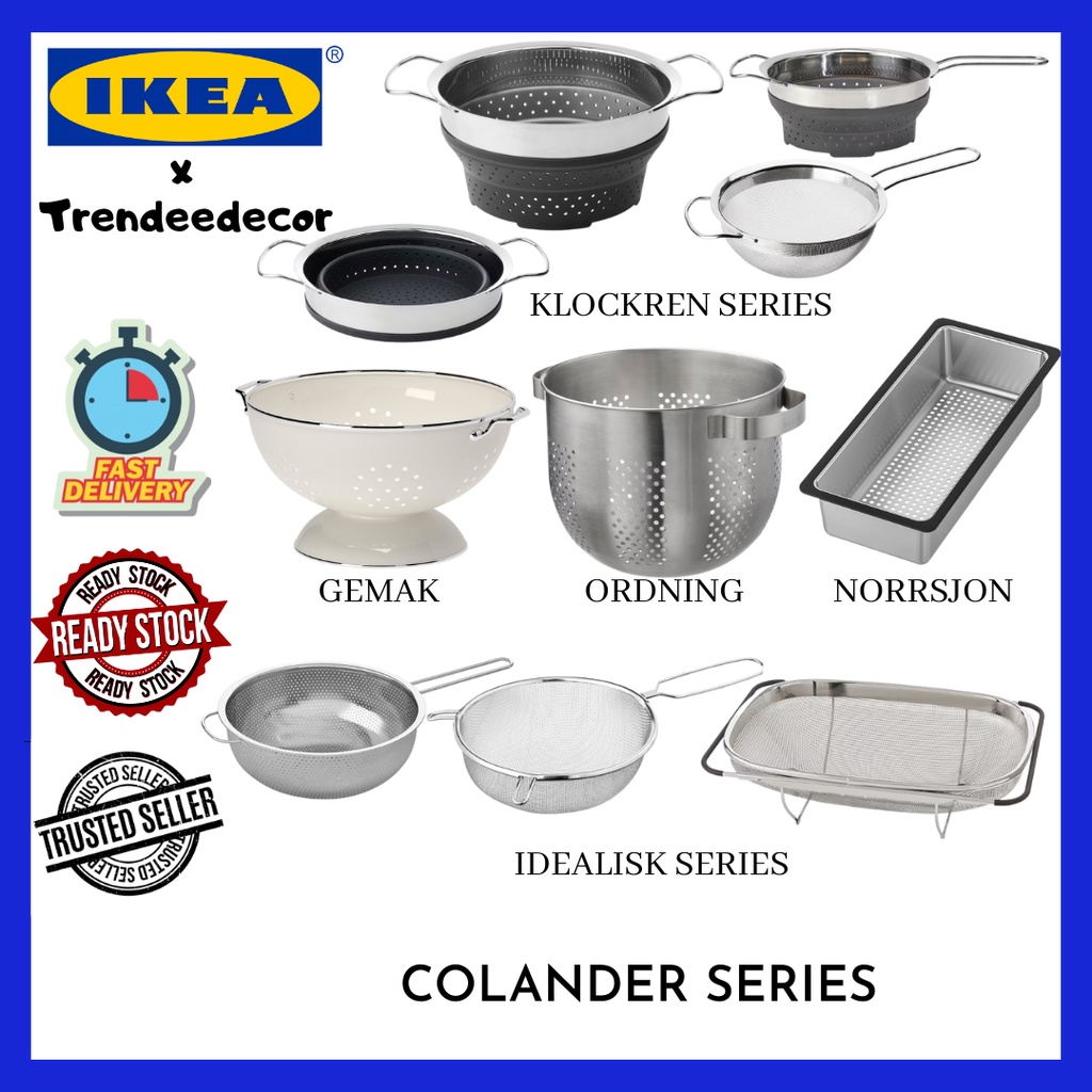 [ IKEA x Trendeedecor ] IKEA Colander Series or Dish Drainer ( Klockren