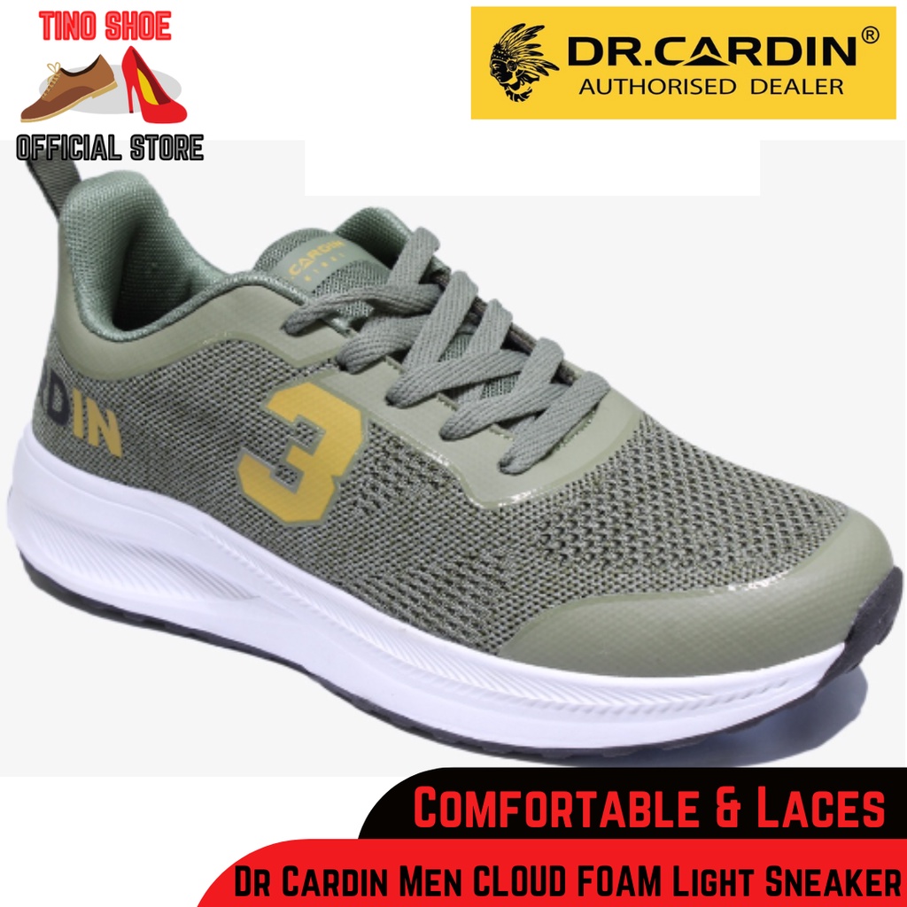 Dr Cardin Men CLOUD FOAM Ultra Light LaceUp Sneaker Sport Shoe (CA3