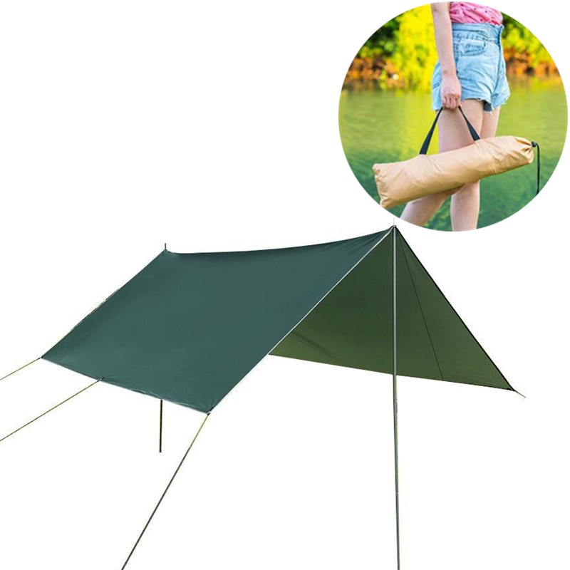 0022 Flysheet Waterproof Groundsheet Camping Tarp Tent Shelter Alas Tent Floor Sheet Footprint