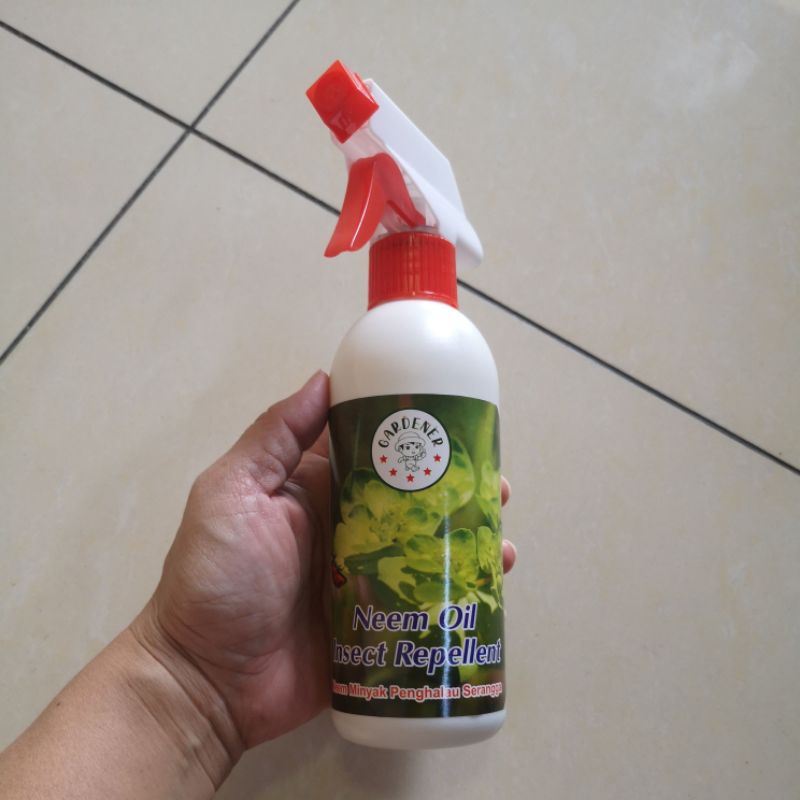 Organic Neem Oil Insect Repellent Spray / Minyak Neem Penghalau ...