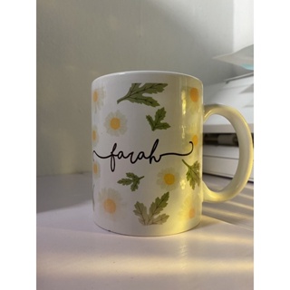 Personalized Mug Floral Initial Name Cup Custom Name Tea Coffee Hot  Chocolate Mugs Bride Bridesmaid Mothers Day Gifts for Her - AliExpress