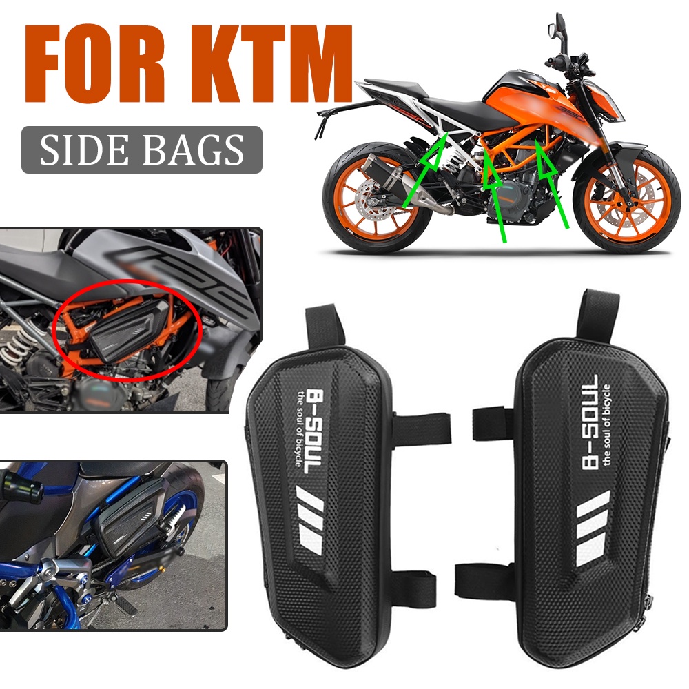 For KTM DUKE 390 125 200 250 790 DUKE Adventure 990 S R SMT Side Bag Fairing Tool Storage Frame Bags Pack Motorcycle Acc Shopee Malaysia