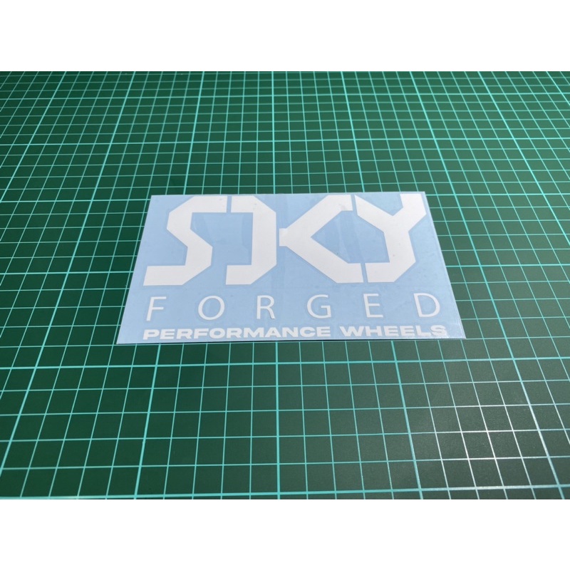 SKY FORGED PERFORMANCE WHEELS Logo Deco Die Cut Sticker | Shopee Malaysia