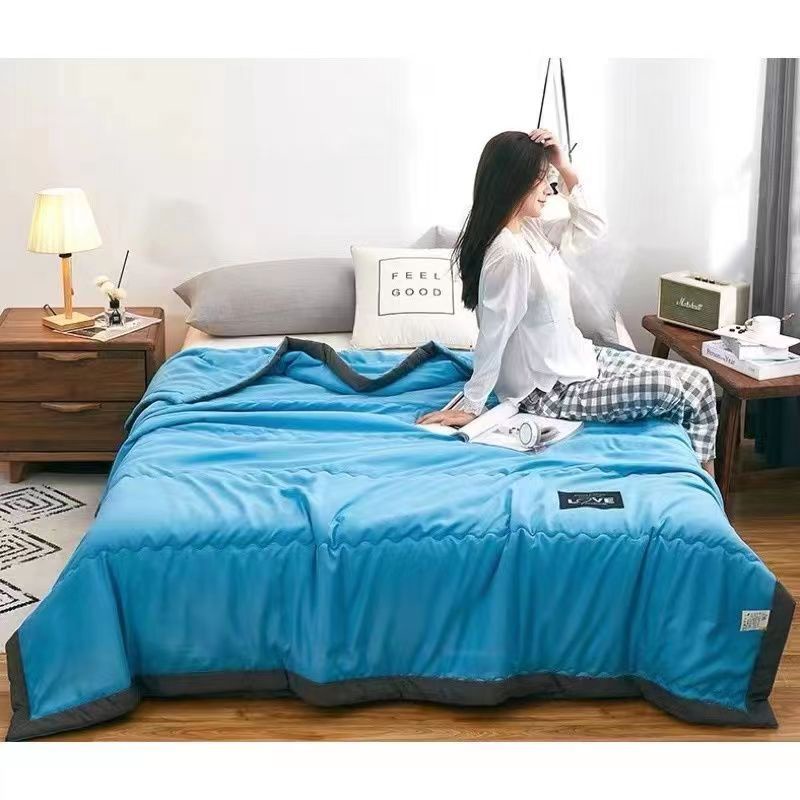 Summer Quilt Hotel Style Blanket 100cotton Soft Material Single / King