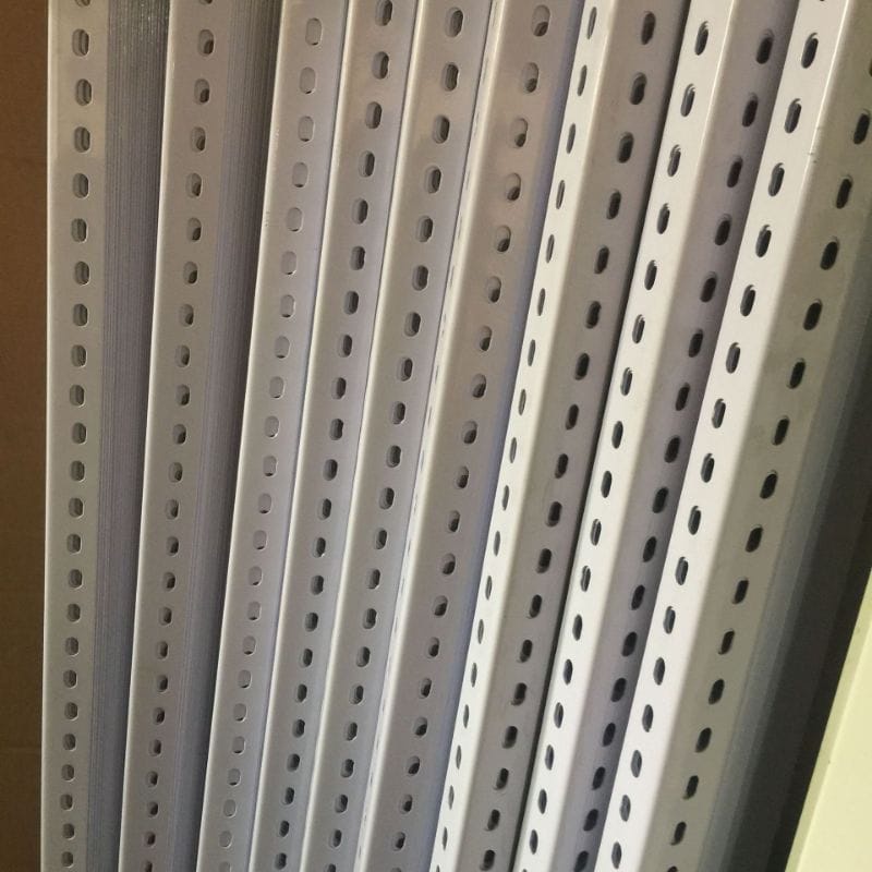 Besi Angle Rak lubang 0.5 ~ 6.5 kaki/Besi Rak /Slotted angle bar ...