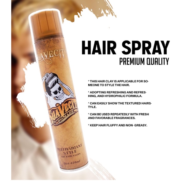 [SPRAY RAMBUT TAHAN LAMA] Spray Rambut Lelaki Extra Hold Hair Spray ...