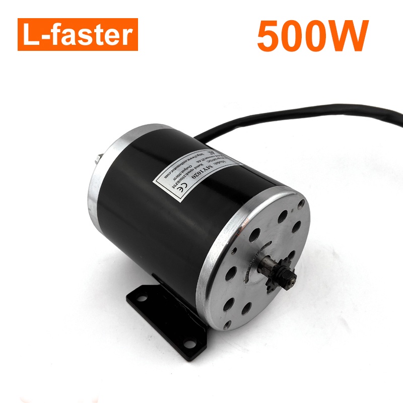 24V36V48V 500W UNITE Motor High Speed Brushed Dc MY1020 Electric