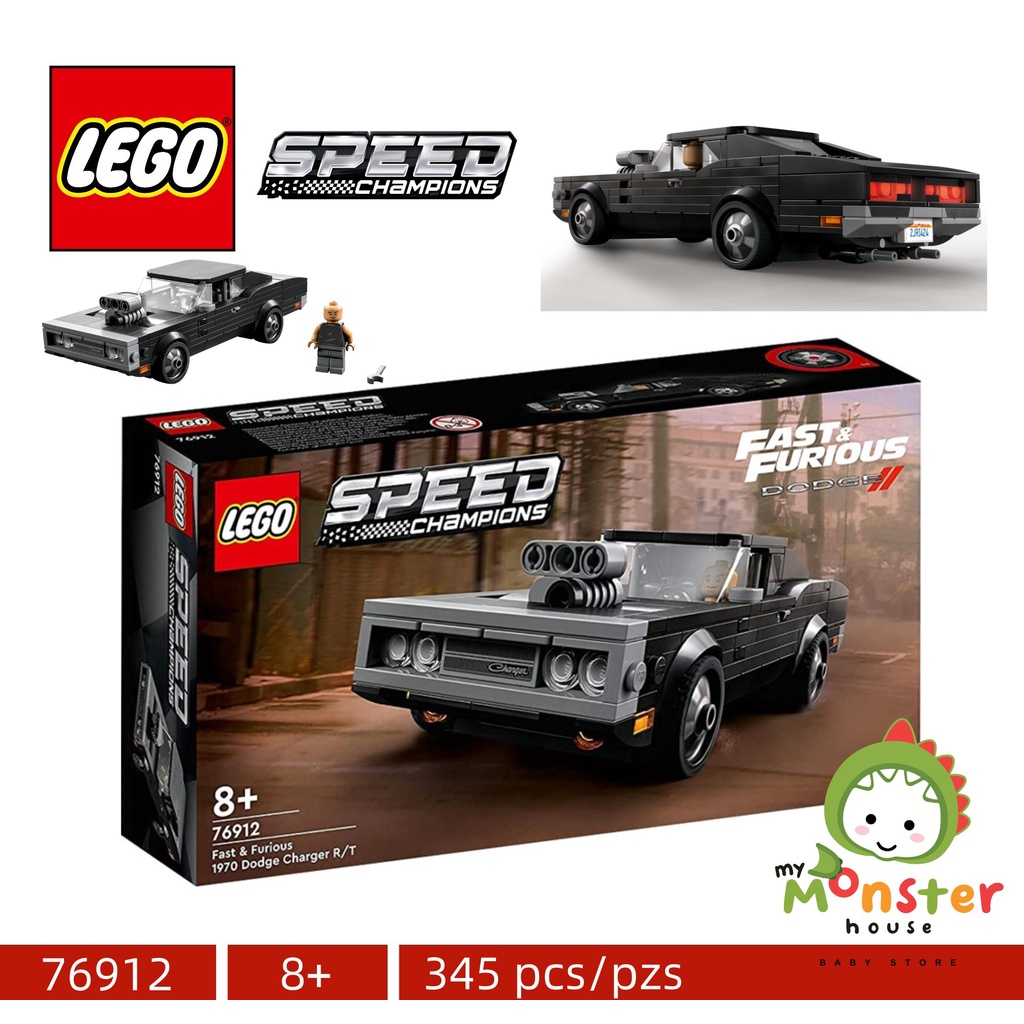 LEGO Speed Champions 76912 Fast & Furious 1970 Dodge Charger R/T - 100% ...