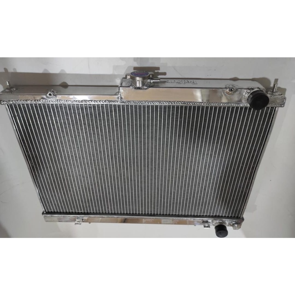 RedSuns Aluminum Radiator 42MM 2 Row Manual For Nissan Skyline R33 R34 ...