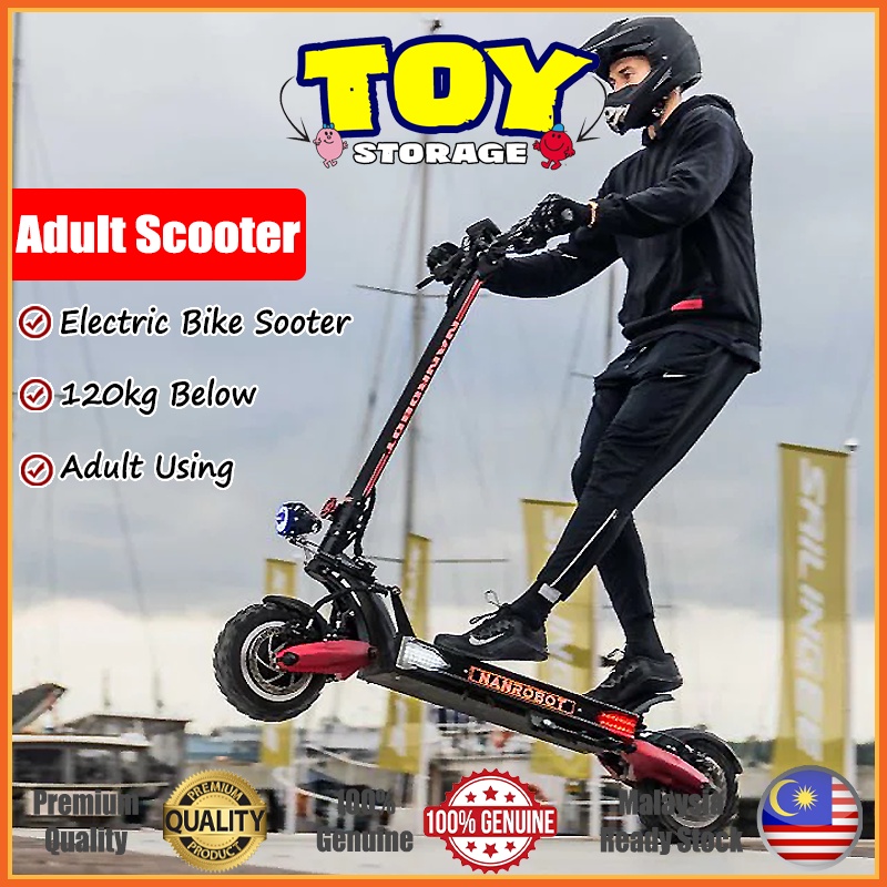 350 LED Adult Foldable Scooter Electric Engine Bike With Skuter ...