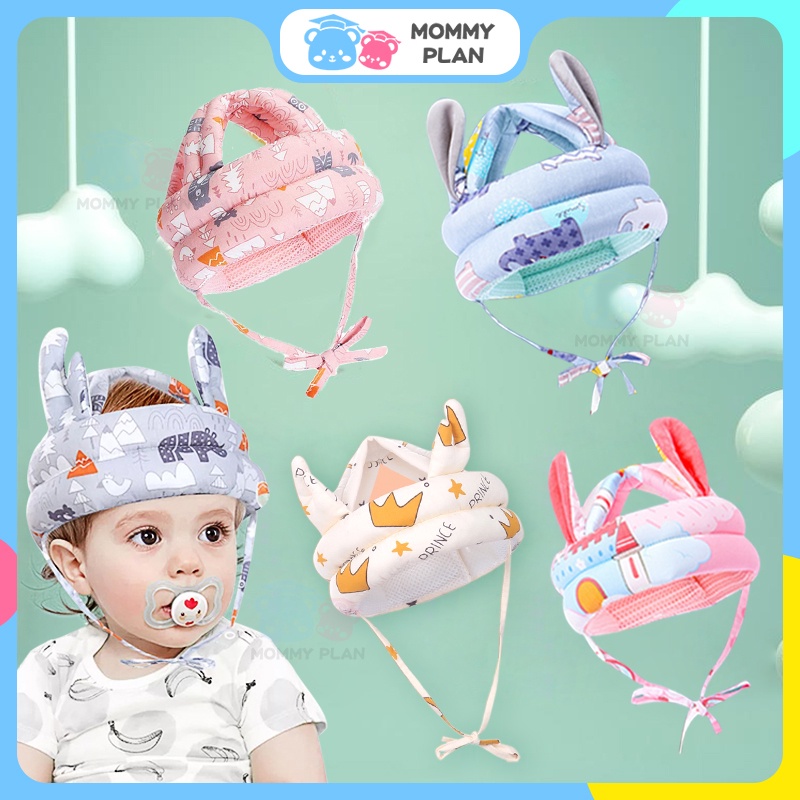 Baby Head Protection Adjustable Soft Safety Baby Helmet Walk Safety ...