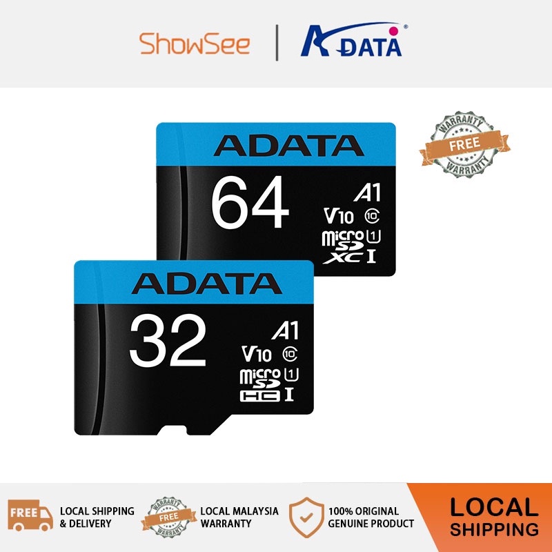 ADATA Micro SD 32GB 64GB Memory Card Micro SD Card TF Cards Flash
