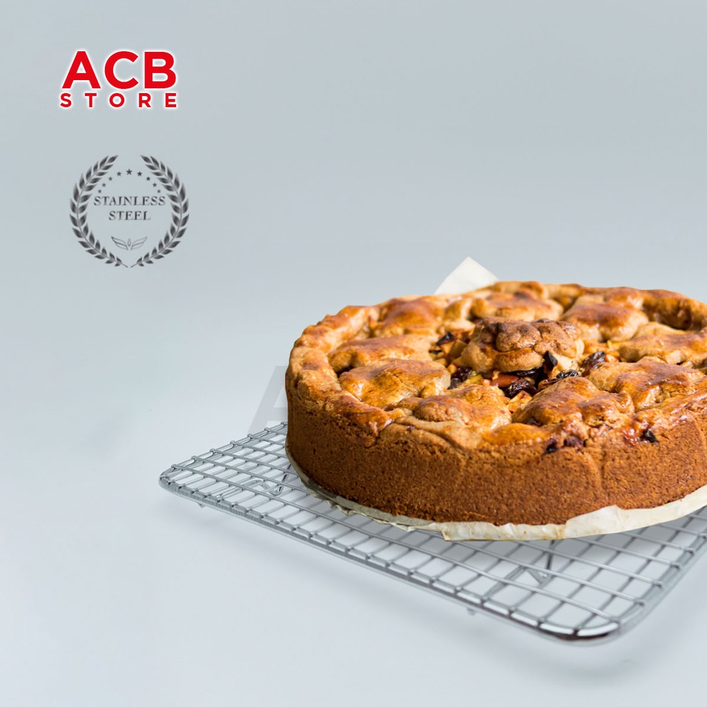 [READY STOCK] Food Grade Stainless Steel Non-stick Cooling Rack | Grid ...