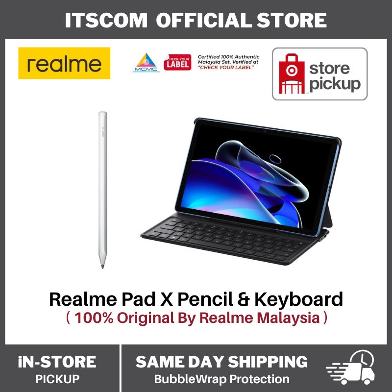 Realme Pad X Pencil Keyboard Case Stylus V2 TypeC Compatible Realme Pad