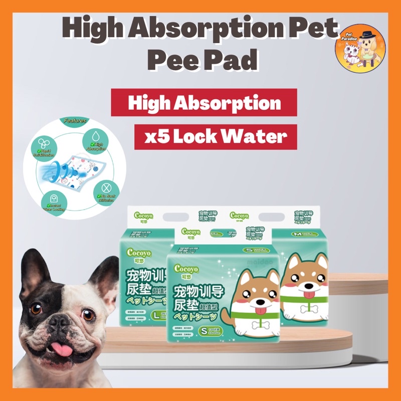 【PetParadise.os】Cocoyo PREMIUM High Absorption 5 Layers Pee Pet Pad ...