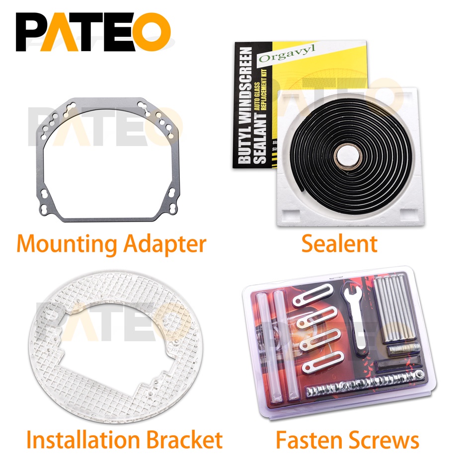 Mounting Adapter Frame Bracket Sealant Screws Nut Transition Tool For