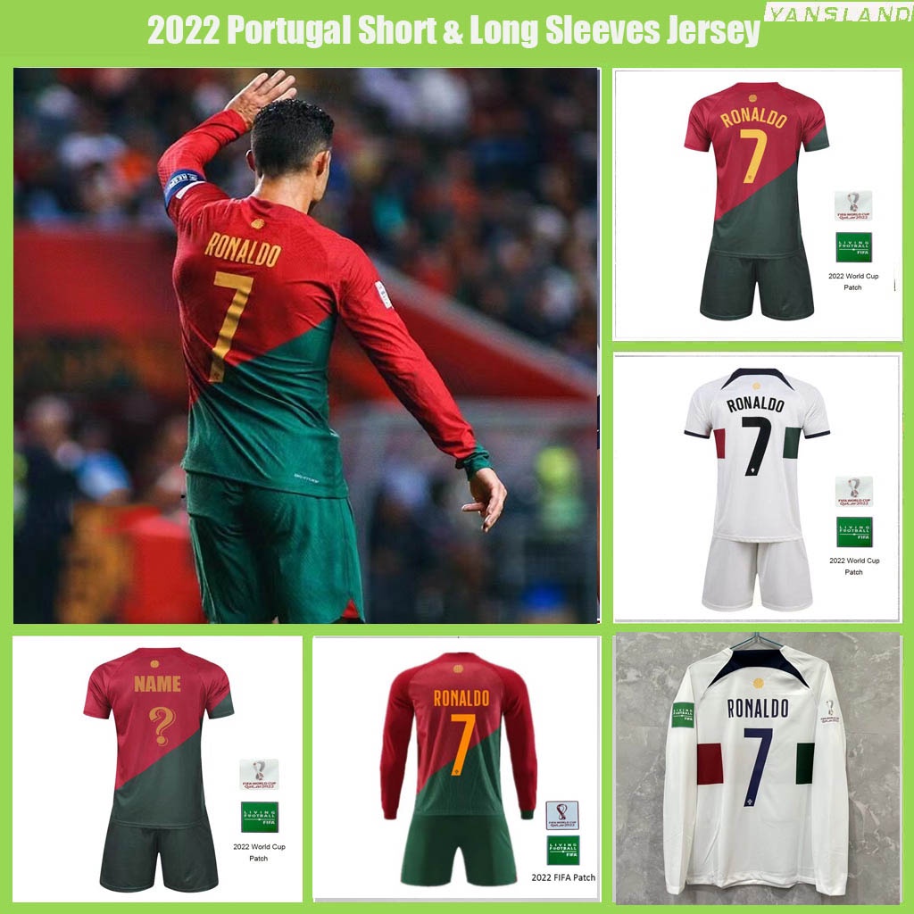 Ronaldo portugal jersey full hot sale sleeves