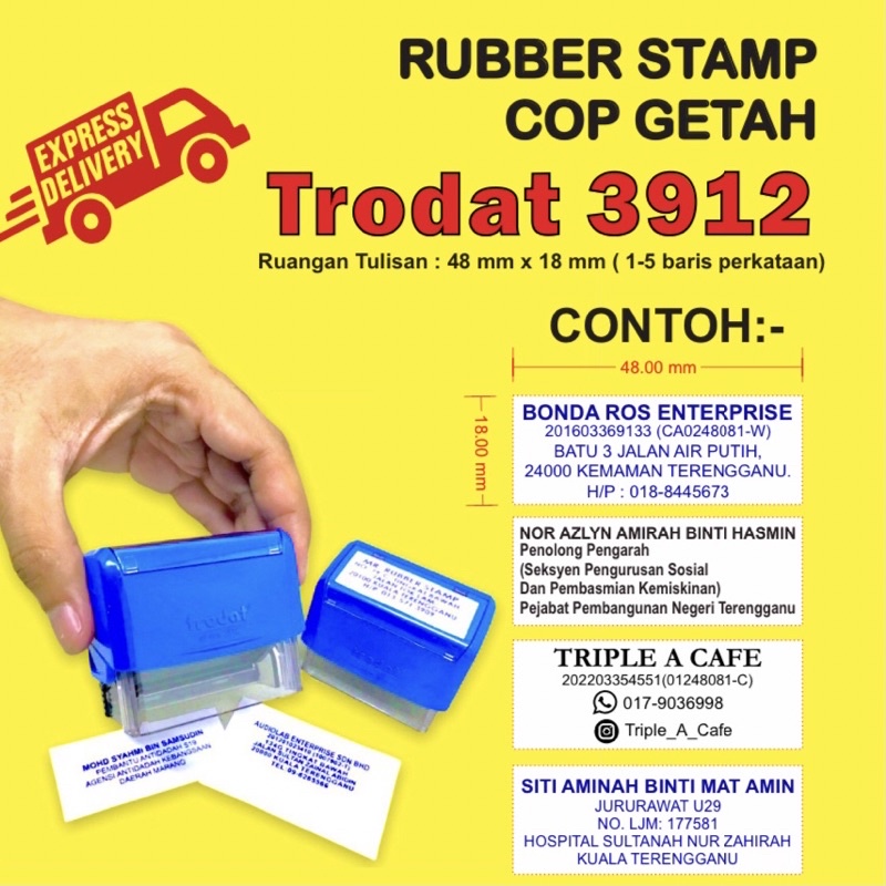 SAME DAY SHIPPING* RUBBER STAMP Shopee Malaysia