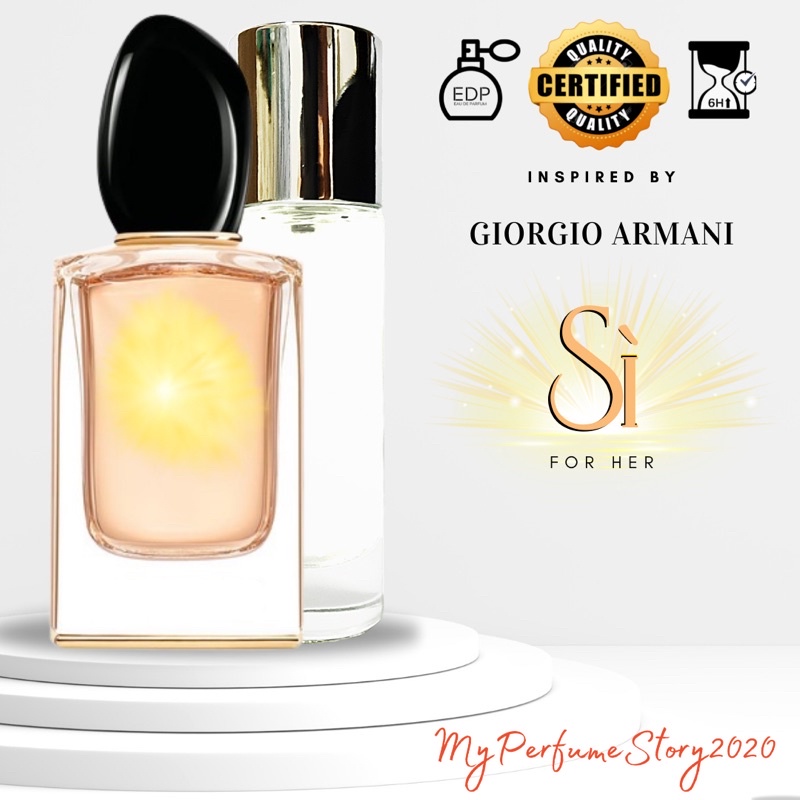 Perfume EDP 35ml Inspired By Giorgio Armani Si Long Lasting