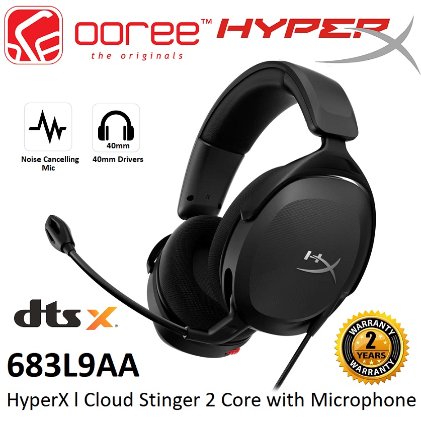 HYPERX HYPERX CLOUD STINGER 2 CORE HEADPHONE HEADSET WITH DTS