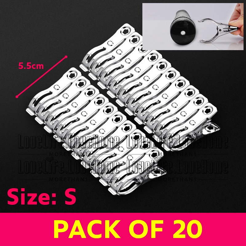 Morethan Pcs Stainless Steel Clothes Pins Heavy Duty Outdoor Mini