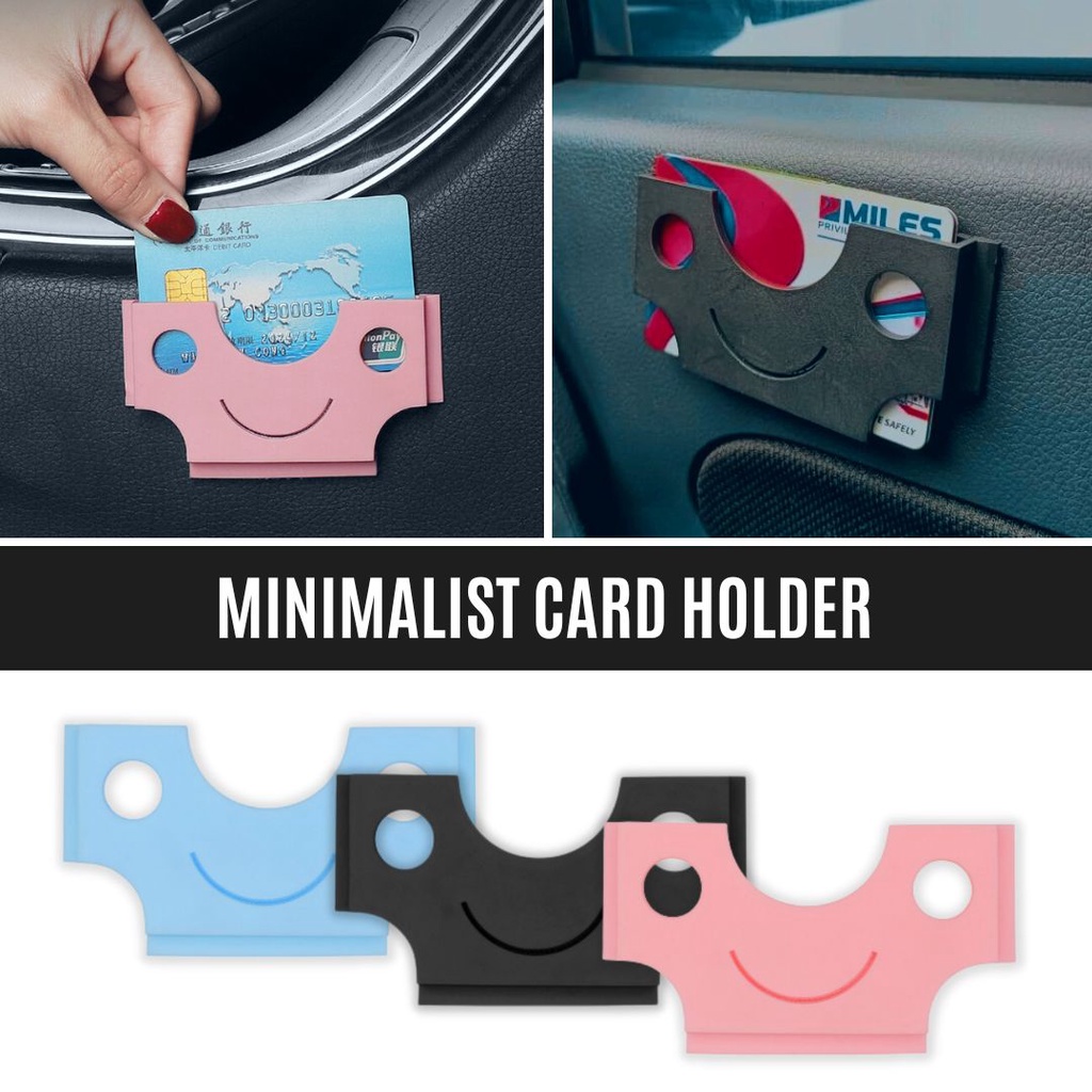 MINIMALIST Car Card Holder / Tempat Letak Kad Dalam Kereta Touch N Go ...