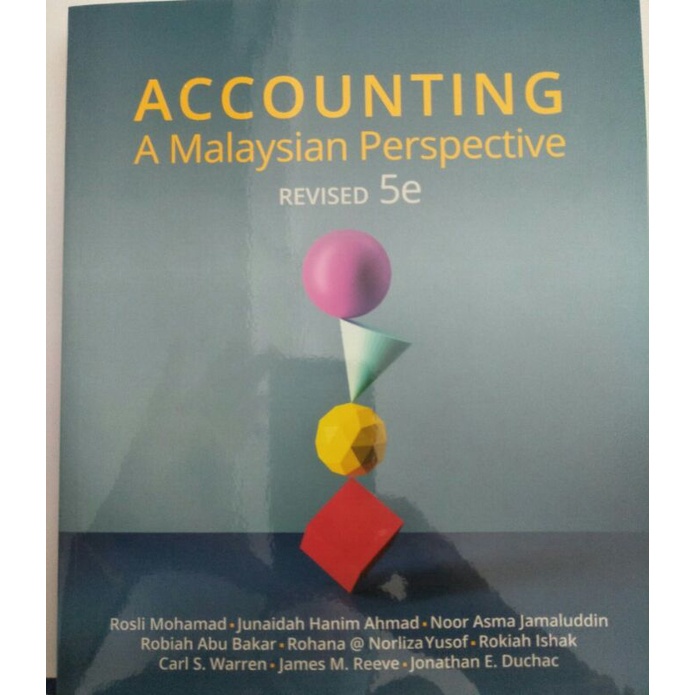 Accounting A Malaysian Perspective 5th Edition | Shopee Malaysia