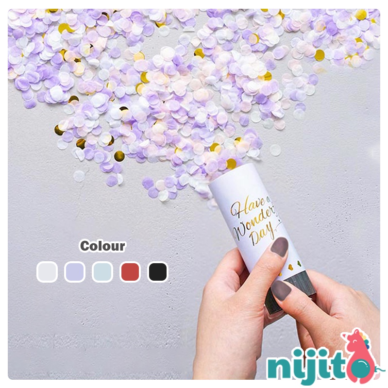 Nijito-Party Popper Paper Confetti Wedding Decoration Celebration ...