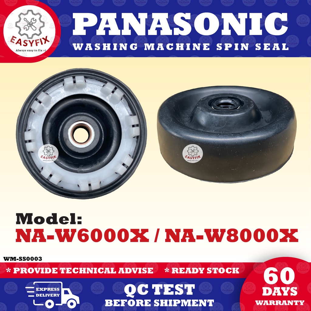 NA-W6000X / NA-W8000X PANASONIC WASHING MACHINE SPIN SEAL BELLOW GETAH ...