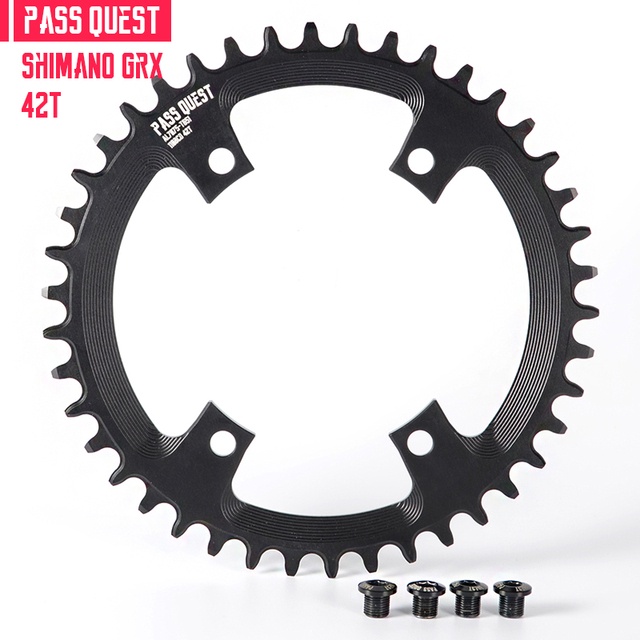 PASS QUEST GRX BCD110 Four Claws Road Bike Narrow Wide Chainring 36-52T ...