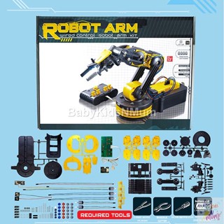 DIY Robotic Arm Robot Wired Control Robot Arm Kit Early Education Steam ...