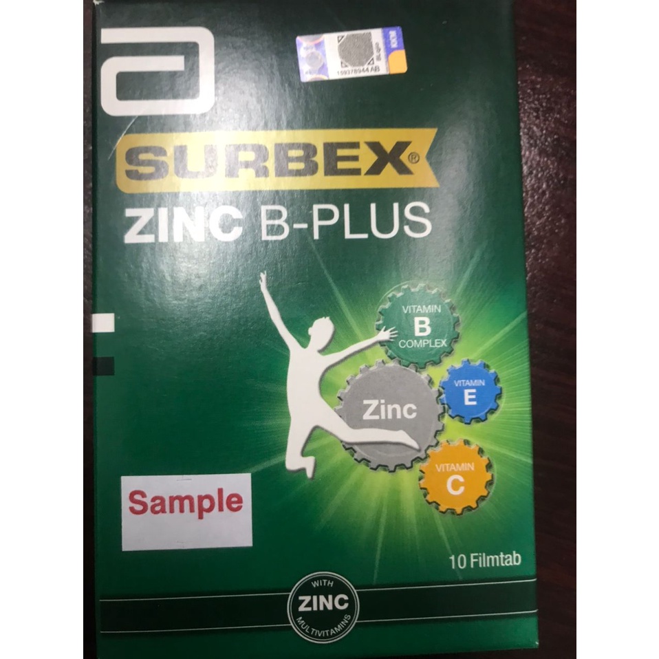 Surbex Zinc B-Plus 1 X 10's(UBAT SUBUR LELAKI DAN MULTIVITAMIN ...