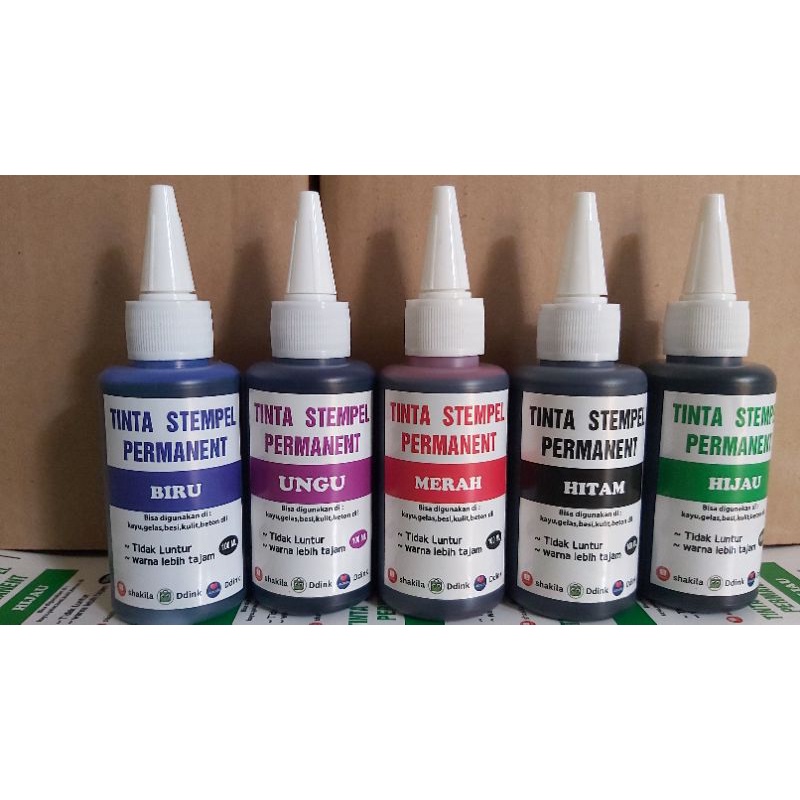 PERMANENT STAMP INK IN INK FOR PLASTIC, STEEL, ALMU, CONCRETE, ETC ...