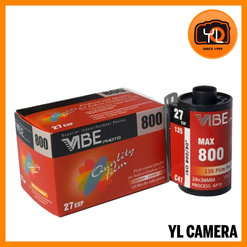 VIBE Max 800 Color film ISO 800 135 Negative Film | Shopee Malaysia