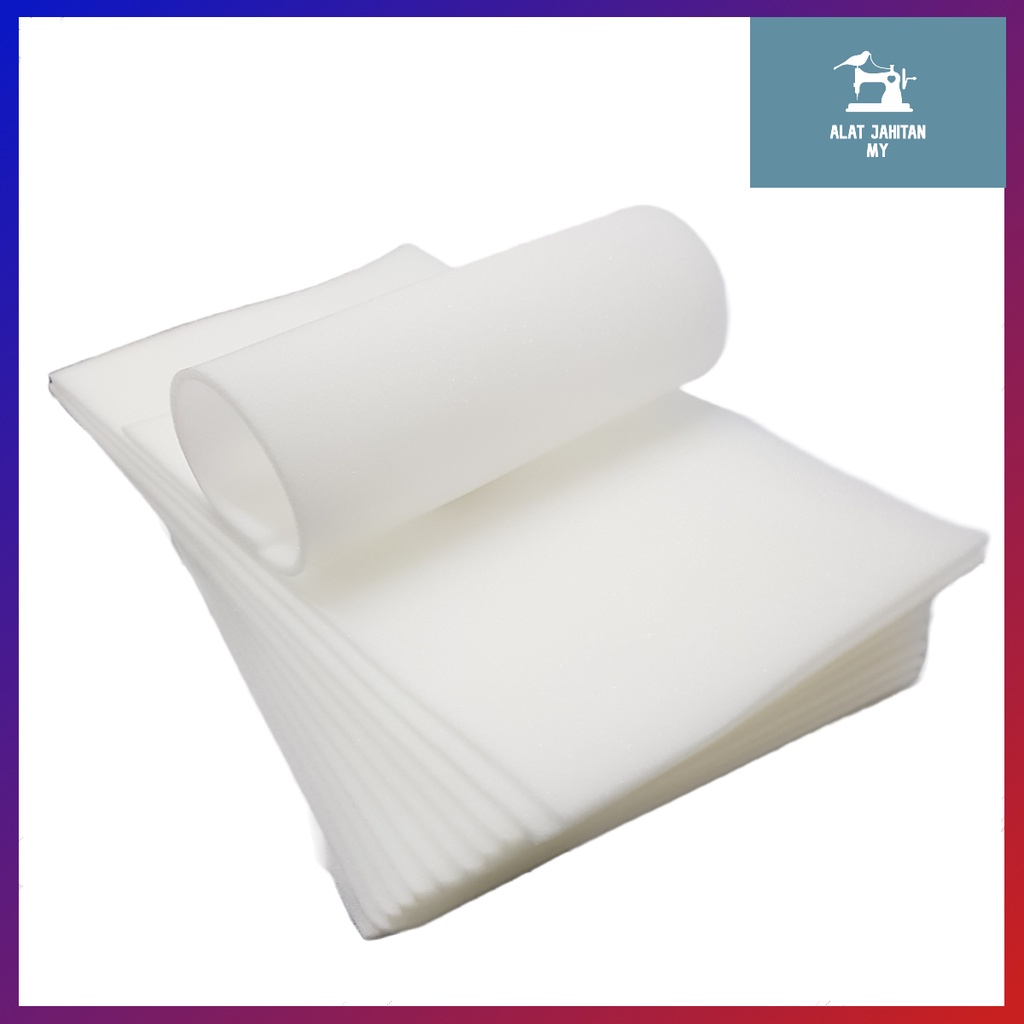 5mm Sponge (1slice) 36 x 53.5 cm | Span Nipis 5mm | Shopee Malaysia